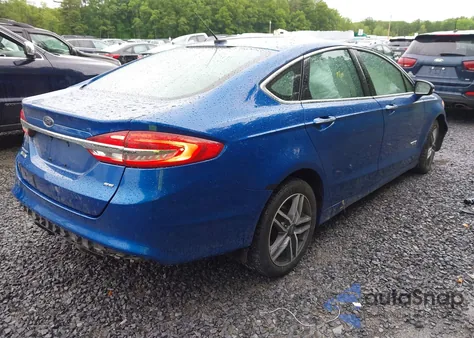2017 Ford Fusion Se Phev из США, поврежденный, VIN 3FA6P0PU7HR160795